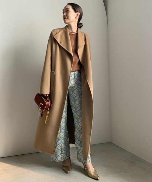 Ameri（アメリ）の「STAND COLLAR SCARF COAT（その他アウター）」 - WEAR