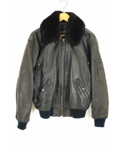ブランド古着】B-15 ライナー付き レザー フライトジャケット ボア