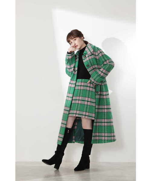 JILL STUART（ジルスチュアート）の「◇ケニーチェックコート（ステン