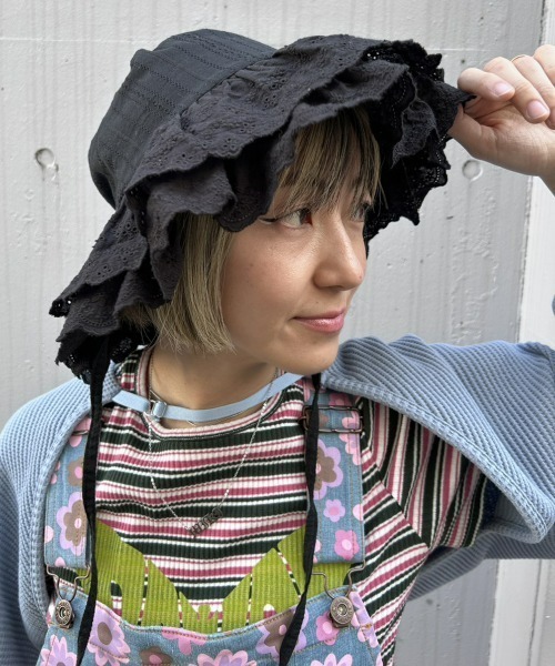 Candy Stripper（キャンディストリッパー）の「LACY BUCKET ハット