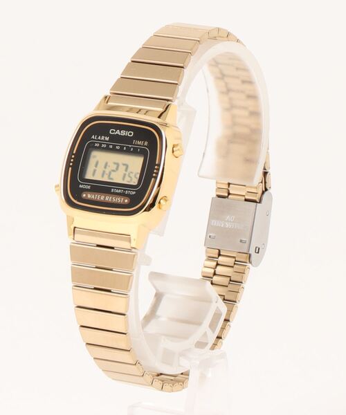 CASIO（カシオ）】ゴールド デジタルミニ 腕時計（デジタル腕時計
