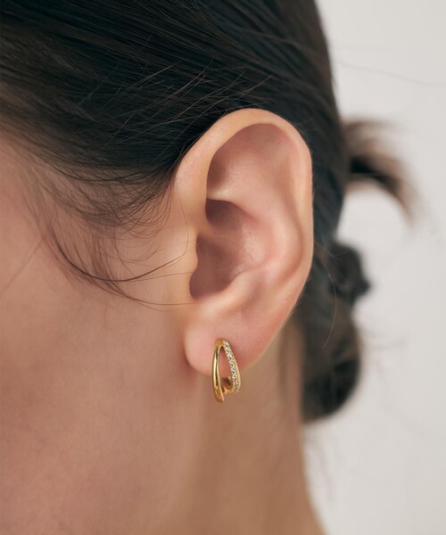 ビジュー ハグピアス（ピアス（両耳用））｜ete（エテ）のファッション