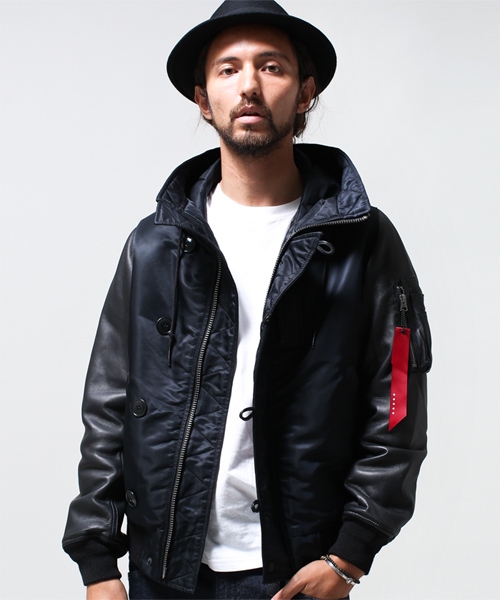 NANO universe（ナノユニバース）の「ALPHA INDUSTRIES/ 別注 アーム