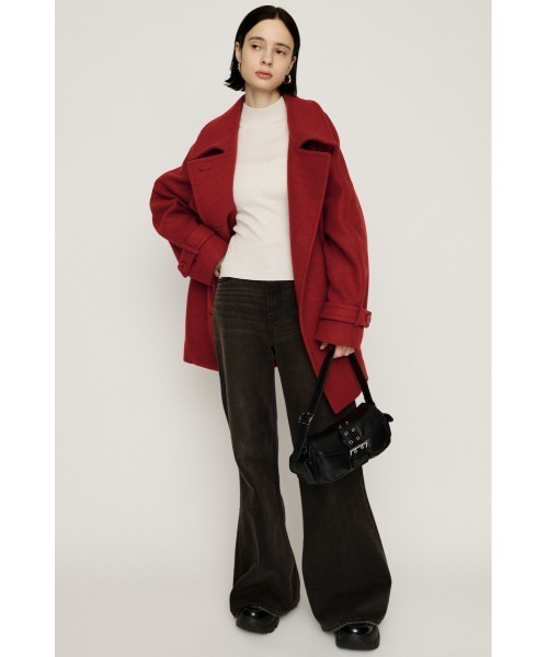 SLY（スライ）の「STAND NECK MIDI COAT スタンドネック ミディコート
