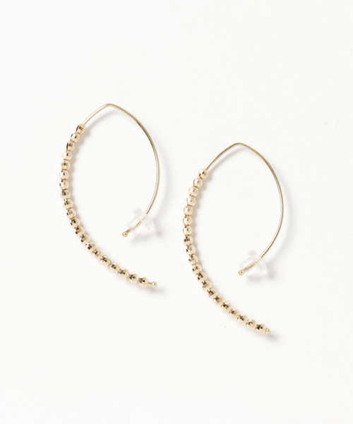 MIZUKI（ミズキ）の「MIZUKI バナナフープピアス（ピアス（両耳用