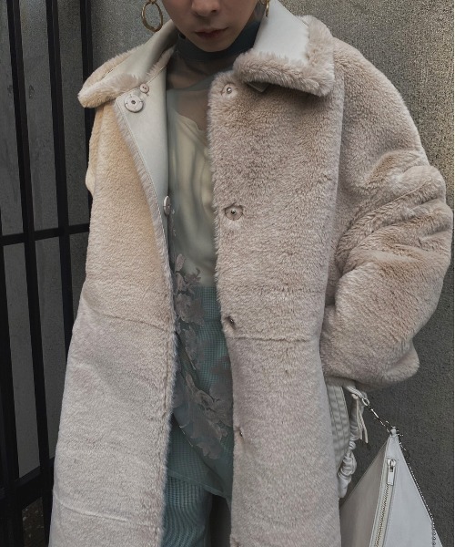 Ameri（アメリ）の「MANY WAY FAKE BOA COAT（その他アウター）」 - WEAR