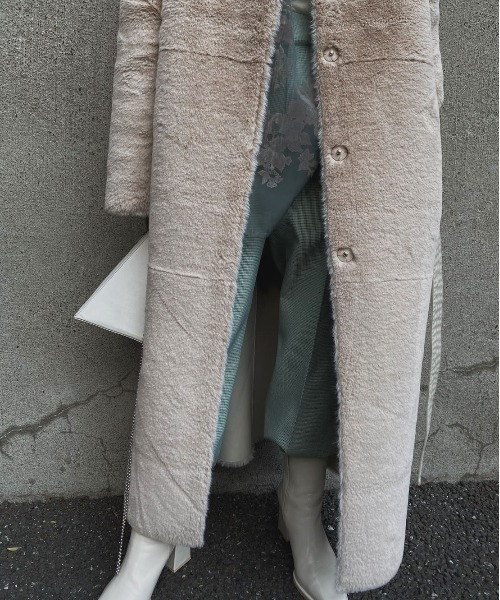 Ameri（アメリ）の「MANY WAY FAKE BOA COAT（その他アウター）」 - WEAR