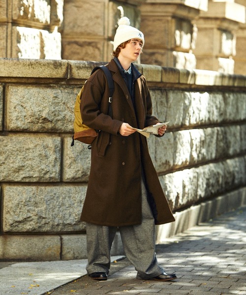 ビーバーメルトン オーバーサイズ ロングダブルチェスターコート (EMMA