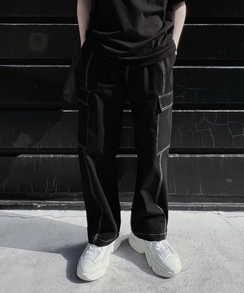 セール】ステッチカーゴパンツ（カーゴパンツ）｜Figments