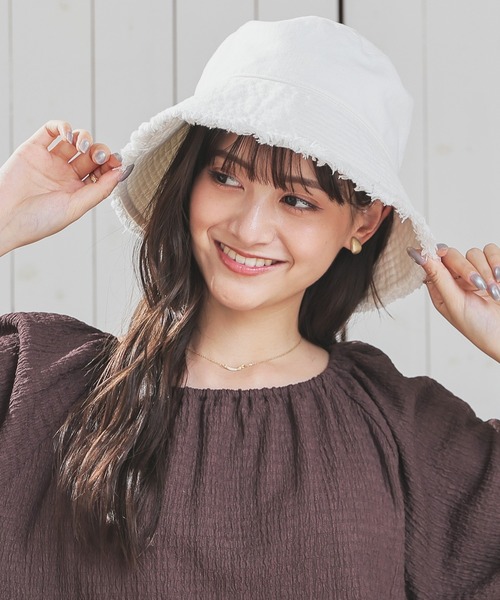 フリンジバケットハット（ハット）｜Honeys（ハニーズ）のファッション