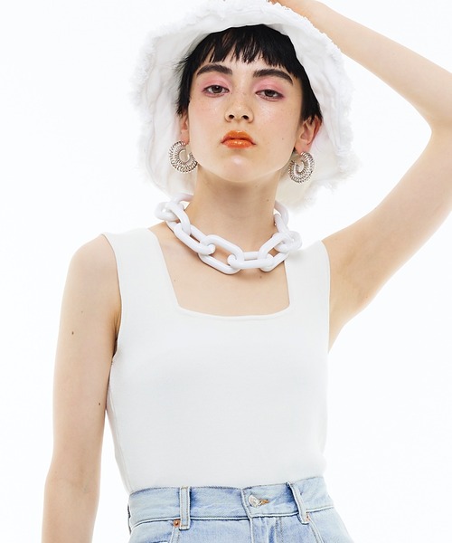 Narcissus（ナルシス）の「【Narcissus】スクエアノースリトップス