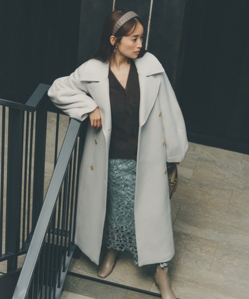 SNIDEL（スナイデル）の「ウエストフィットロングコート（その他