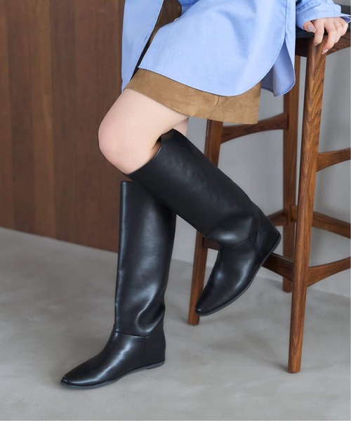 追加5》2cmワイドシャフトロングブーツ（ブーツ）｜LE TALON（ルタロン