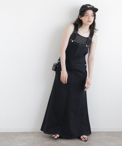 Spick & Span（スピックアンドスパン）の「デニムサロペットスカート