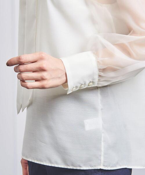 UNITED ARROWS（ユナイテッドアローズ）の「シアー ボウタイ ブラウス