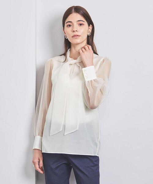 UNITED ARROWS（ユナイテッドアローズ）の「シアー ボウタイ ブラウス