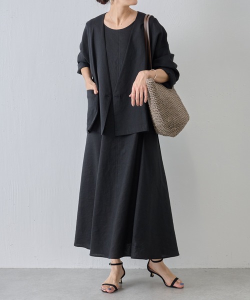 BEARDSLEY（ビアズリー）の「リネンジャンパースカート（ワンピース