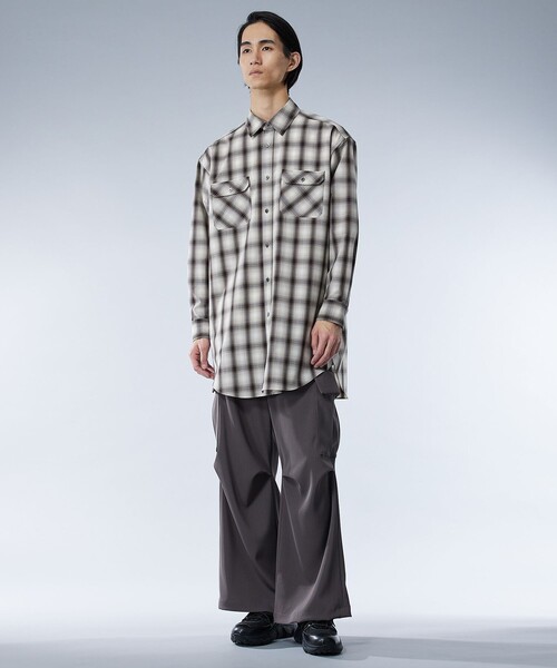 セール】ウールオンブレチェックシャツ（シャツ/ブラウス）｜UNITED