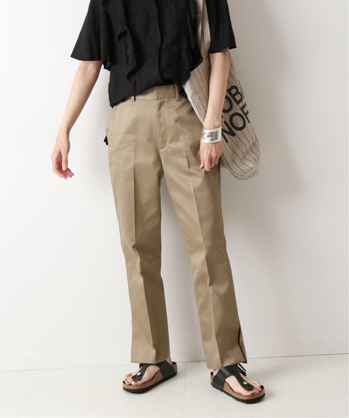 FRAMeWORK（フレームワーク）の「チノセンタープレスクロップドパンツ