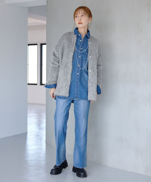SLOBE IENA（スローブイエナ）の「《追加2》LE DENIM BDUシャツ