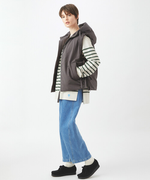 ORCIVAL（オーシバル）の「ORCIVAL | フードダウンベスト WOMEN