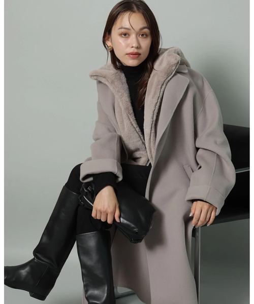 リバーカラーコート（ダウンジャケット/コート）｜Arpege story