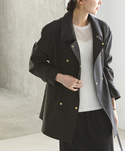 Noble（ノーブル）の「ウインドプルーフテントシルエットブルゾン