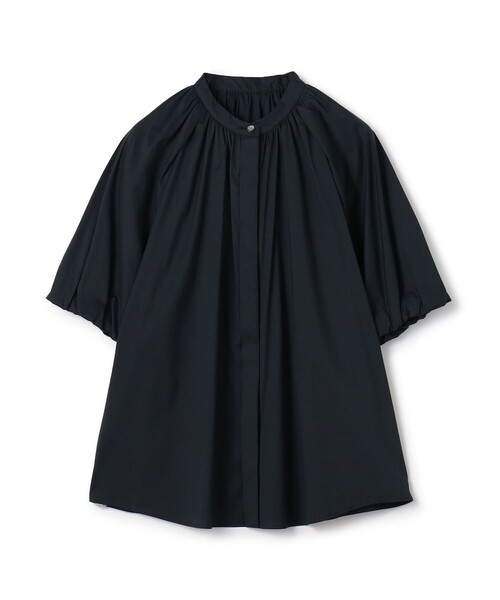 ストレッチブロード パフスリーブブラウス（シャツ/ブラウス