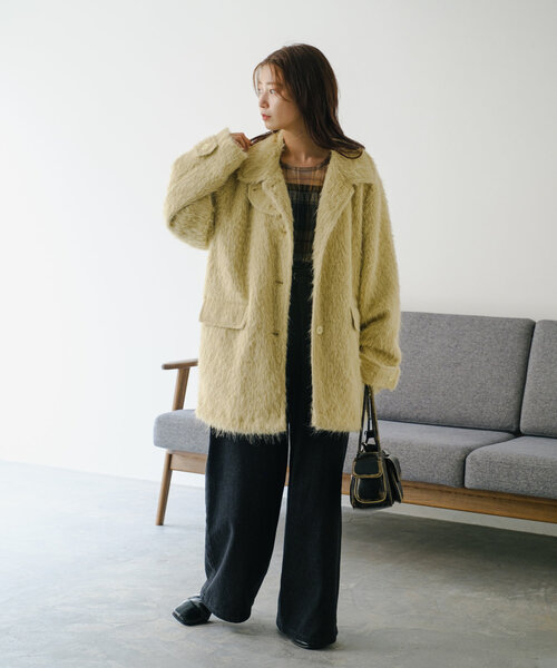 Kastane（カスタネ）の「シャギーコート（その他アウター）」 - WEAR