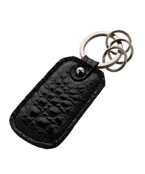 日本製クロコダイルレザーキーホルダー（キーケース/キーアクセサリー