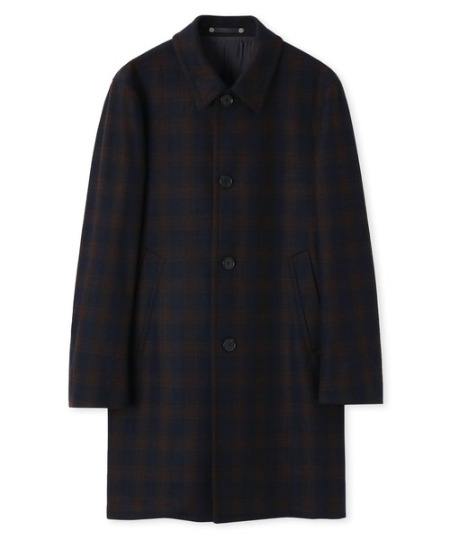 Paul Smith（ポールスミス）の「チェック ウールステンカラーコート