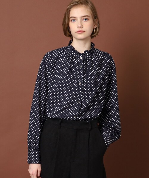 DRESSTERIOR（ドレステリア）の「◇スタンドフリルネックドット