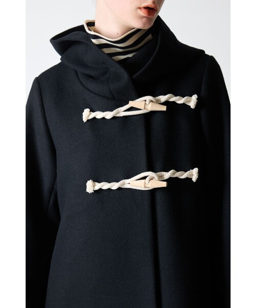 mizuiro ind Aラインフード付きコート（その他アウター）｜mizuiroind