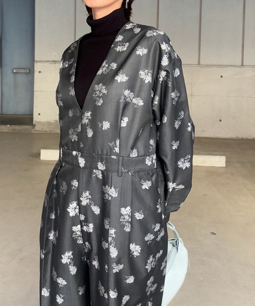 セール】POSEY BLOOM JACQUARD JUMPSUIT（サロペット/オーバーオール