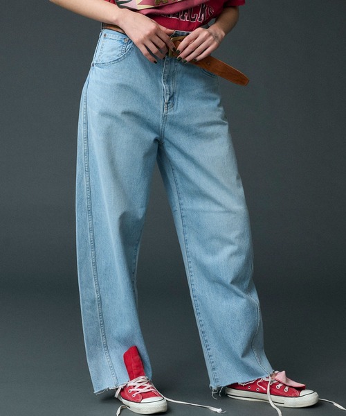 カーブデニムパンツ | ジョンブル公式通販/JOHNBULL ONLINE STORE