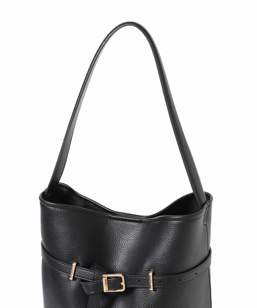 WEB限定/追加6》SLOBE ベルトスクエアトートバッグ（ショルダーバッグ