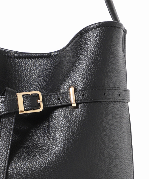 WEB限定/追加6》SLOBE ベルトスクエアトートバッグ（ショルダーバッグ