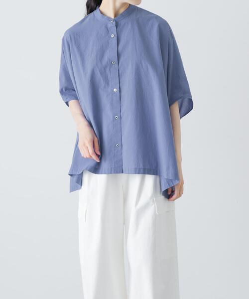 かぐれ（カグレ）の「コットンスクエアポンチョシャツ（シャツ