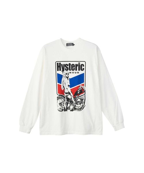 MOTORCYCLE GIRL Tシャツ（Tシャツ/カットソー）｜HYSTERIC GLAMOUR