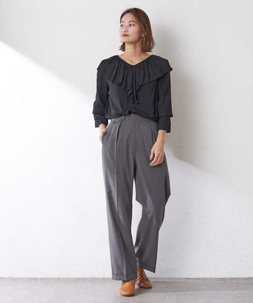 SHENERY（シーナリー）の「2WAYフリルカラーブラウス（シャツ/ブラウス