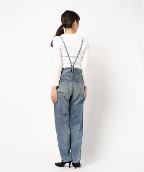 Whim Gazette（ウィムガゼット）の「ストレートDENIM オールインワン