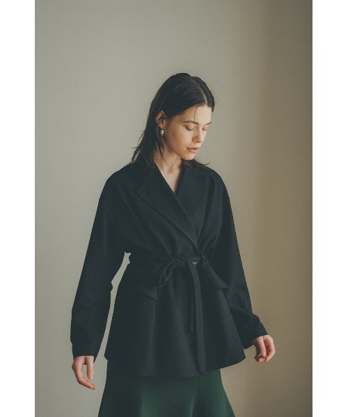 CLANE（クラネ）の「2WAY BELT TAILORED JACKET（テーラードジャケット