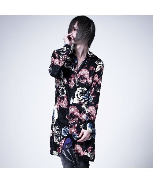 CIVARIZE（シヴァーライズ）の「『CIVARIZE』ローズジャガードシャツ