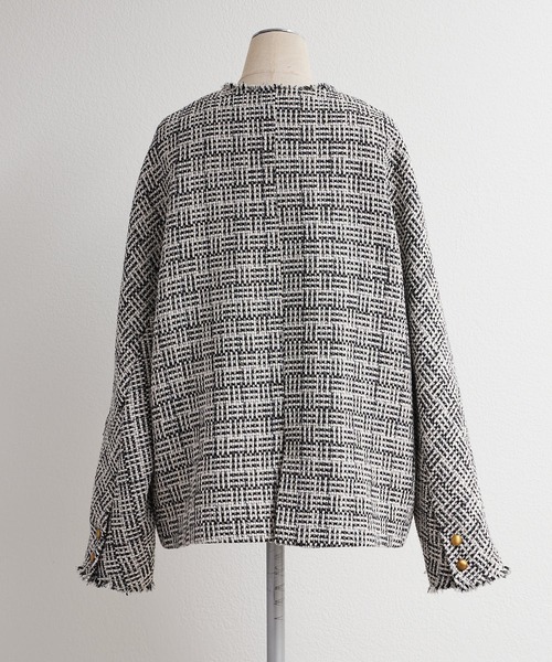 PUAL CE CIN（ピュアルセシン）の「アソート ツイードノーカラー