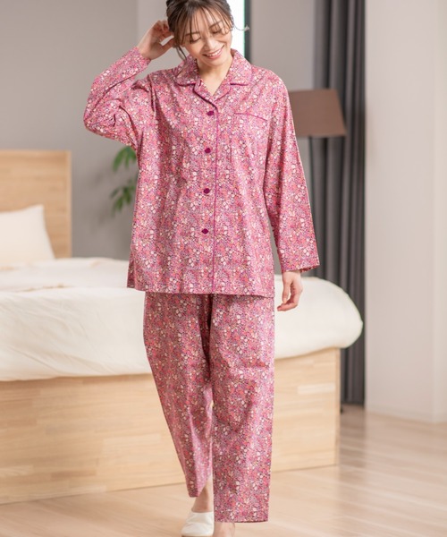 LIBERTY】タナローンプリント（Kayoko） パジャマ（ルームウェア