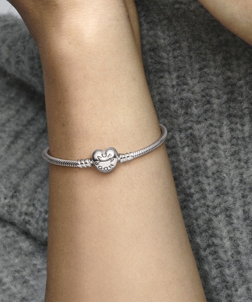 Moments ハート スネークチェーン ブレスレット（ブレスレット
