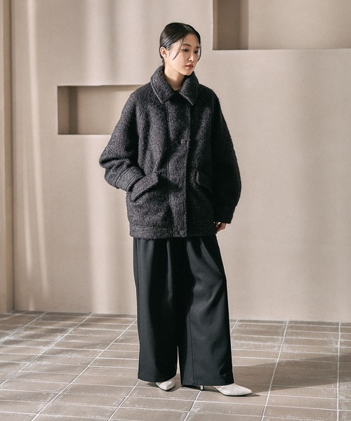 セール】シャギーミドルZIPブルゾン 612822（ブルゾン）｜LEPSIM