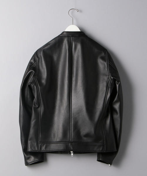 ユナイテッドアローズ　シングルライダース WEB限定 WARDROBE SMART】 シープ シングル ライダースジャケット