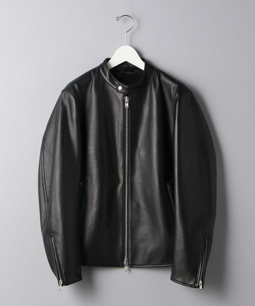 【お得】ユナイテッドアローズ　シングルライダースジャケット ユナイテッドアローズ シングルライダースジャケット メンズ SIZE S (S