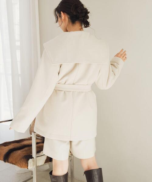 セール】ビッグカラーミディコート（その他アウター）｜HEYUMM（ヘユム